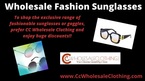 Get more detail by visiting at: https://www.ccwholesaleclothing.com/SUNGLASSES_c_12.html