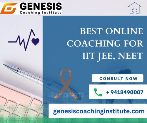 Based on the Given Text, the Hero Image Should Ideally Contain an Image or Graphic That Is Related to the Best Online Coaching for IIT JEE and NEET. Genesis Coaching Institute the Image Should Be Visually Appealing and Relevant to the Target Audience of Students Who Are Preparing for These Competitive Exams.

https://genesiscoachinginstitute.com/about-us/