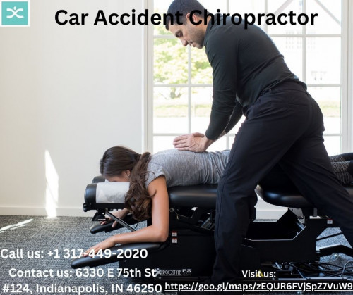 A car accident chiropractor is a healthcare professional who specializes in treating injuries resulting from motor vehicle accidents. They use non-invasive techniques to alleviate pain and improve mobility, such as spinal adjustments, massage therapy, and rehabilitation exercises. Integrated health solutions may be offered to provide a holistic approach to recovery, addressing both physical and emotional aspects of healing. These solutions may include nutritional counseling, stress management techniques, and acupuncture, among others. To know more:https://goo.gl/maps/zEQUR6FVjSpZ7VuW9