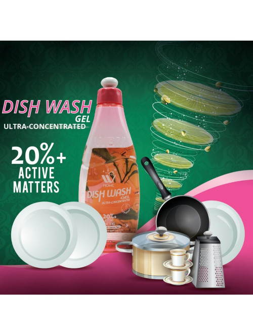 Dish Wash Gel Lemon & Green Tea