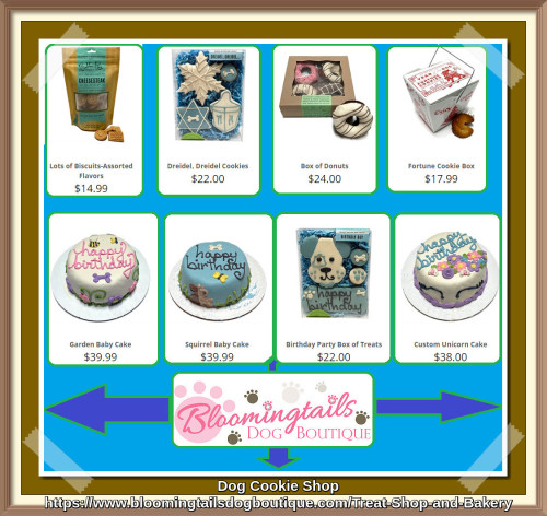 Bloomingtails Dog Boutique one of the best dog cookie shop supplies freshly-baked dog treats, birthday cakes, cookies and many more to celebrate furry friends special day. https://bit.ly/3ZMeJjS