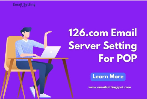 Learn how to configure 126.com email server settings POP for offline access and efficient storage use. Discover the benefits of using POP, and much more.

https://www.emailsettingspot.com/126-com-email-server-settings-pop/