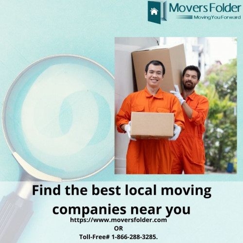 Anyone can easily find the best local moving companies based on your specific needs Get free local moving quotes with the help of moversfolder.com.

Get best local movers at: https://www.moversfolder.com/local-movers
(Or) Call us @ Toll-Free# 1-866-288-3285.
