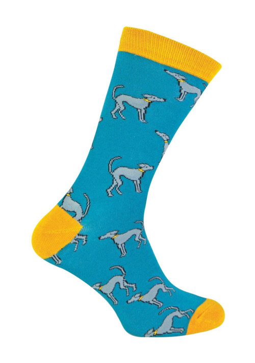 HER DOG Greyhound (Teal)