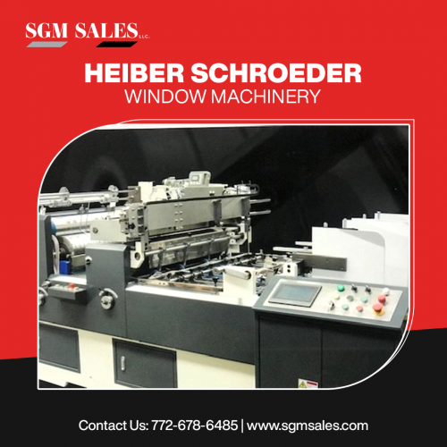 Do you want to improve your business’ production level? Why don't you consider Heiber Schroeder window machines that allow you to produce various packaging materials in large quantities? Contact us to know more. 
https://sgmsales.com/