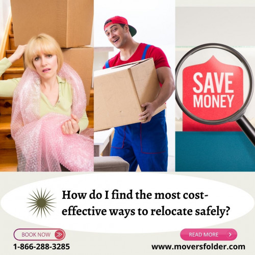 1. The most cost-effective way to relocate is to do it yourself.
2. Look for free packing material and boxes.
3 Get multiple moving quotes to get the best deal and more.

What is the least expensive way to move: https://www.moversfolder.com/moving-tips/cheapest-way-to-move-locally
(Or) Talk to Us @Toll-Free  1-866-288-3285.