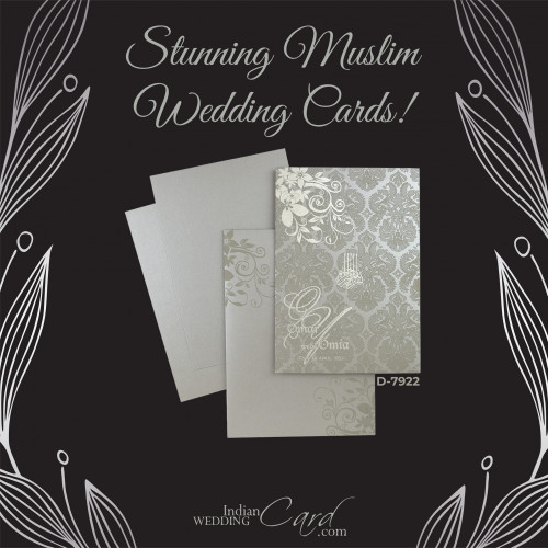 A perfect blend of grace and elegance! Your Walima ceremony is an important celebration, filled with blessings and love. Set your invite apart from the rest by picking this breathtaking Muslim Wedding Card for your Nikah! Swipe right to see the inlay cards and order it at Indian Wedding Card Online Store @ https://www.indianweddingcard.com/Muslim-Wedding-Cards.html