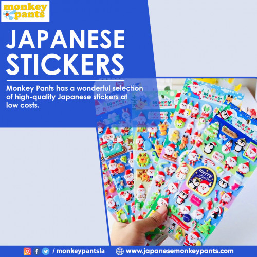 Monkey Pants has the greatest Japanese stickers at excellent prices. If you're seeking high-quality and economical Japanese stickers online, shop with us today.

https://www.japanesemonkeypants.com/collections/stationary