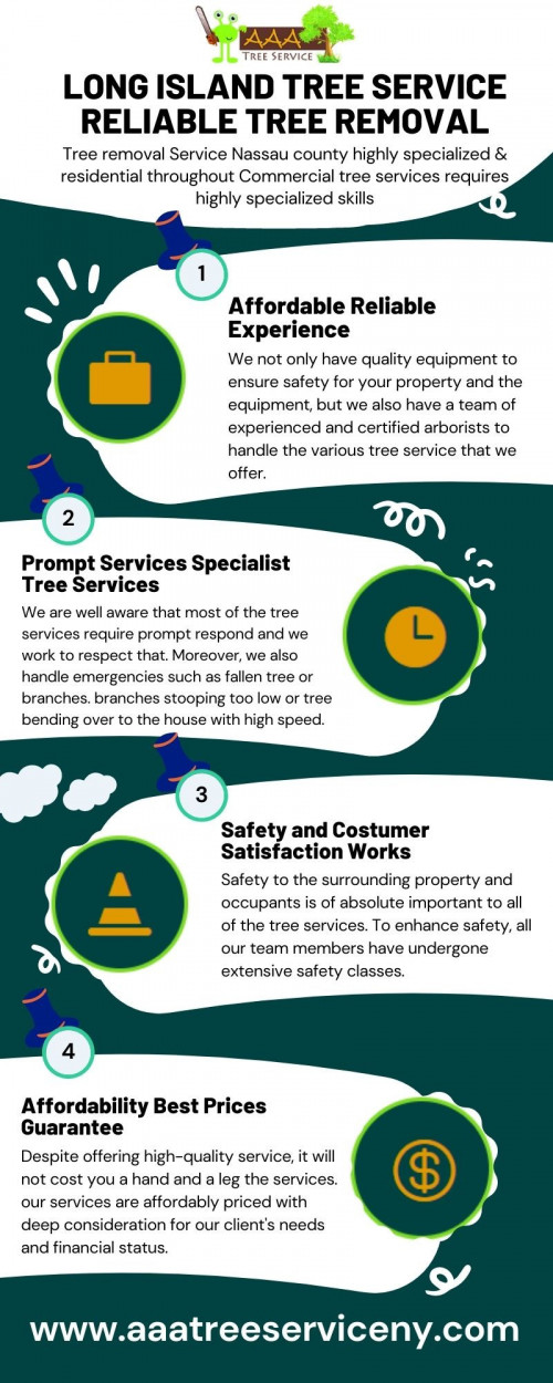 Long island Tree service Reliable Tree removal