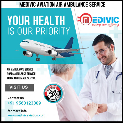 Medivic Aviation Air Ambulance Service in Raipur provides cost-effective charter aircraft with highly-trained and well-expert medical teams for the patient. We provide risk-free journeys and comfort until the transportation gets completed.
More@ https://bit.ly/2M2nWnG