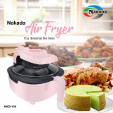 Nakada-Air-Fryer-NKD1100_Light-Pink-Non-Stick_01