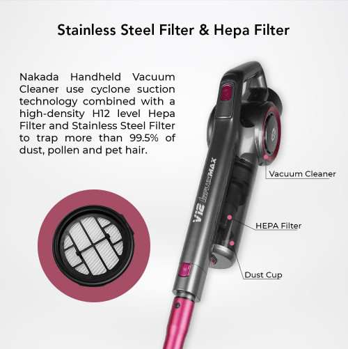 Nakada Handheld Vacuum Cleaner V12 05