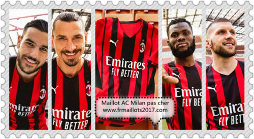 Nouveau Maillot AC Milan 2022 pas cher