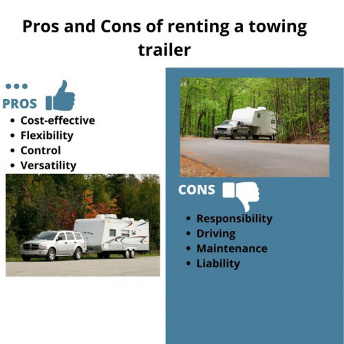 Pros and Cons of renting a towing trailer