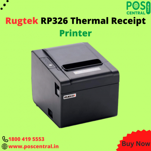 The Rugtek RP326 Thermal Receipt Printer is a reliable & efficient thermal printer that offers high-quality printing, fast printing speed, & easy connectivity, making it suitable for various business settings. It comes with a USB interface for easy connectivity to devices such as computers, laptops, & mobile phones, & it supports various operating systems like Windows, Android, & IOS. The Rugtek RP-326 has a high printing speed of up to 250 mm per second, which makes it ideal for busy business settings where speed is crucial. It also has a resolution of 203 dpi, ensuring that the output is sharp, clear, & of high quality. Buy Rugtek RP326 Thermal Receipt Printer at competitive prices from POS Central India website with free shipping. For more information, go through https://www.poscentral.in/rugtek-rp-326use-203-dpi-pos-printer.html