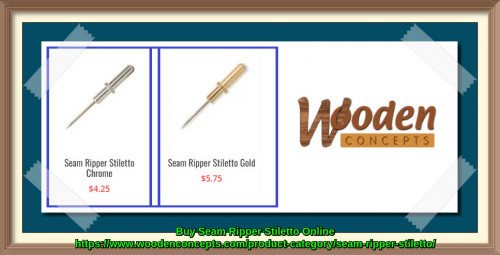 Wooden Concepts is the place online to get your seam ripper stiletto in gold and chrome color.
https://www.woodenconcepts.com/product-category/seam-ripper-stiletto/