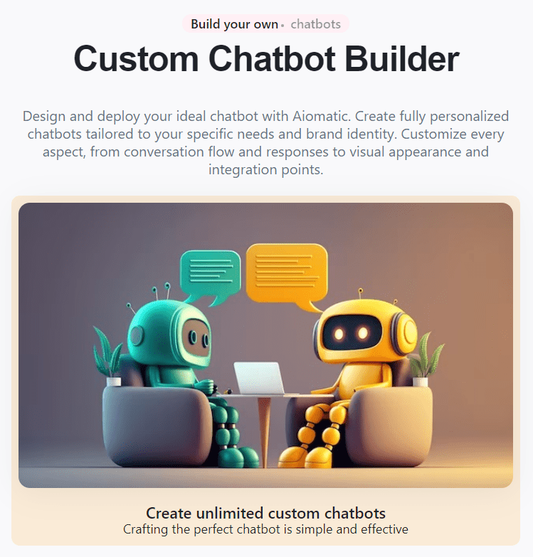 Custom chatbots