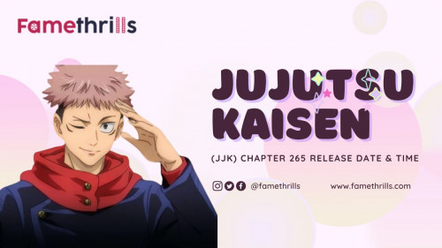 Jujutsu Kaisen Chapter 265 is scheduled for release on August 12, 2024. Fans can look forward to more intense battles and intriguing plot developments in this eagerly anticipated installment. Read More here -https://famethrills.com/jujutsu-kaisen-chapter-265-release-date/