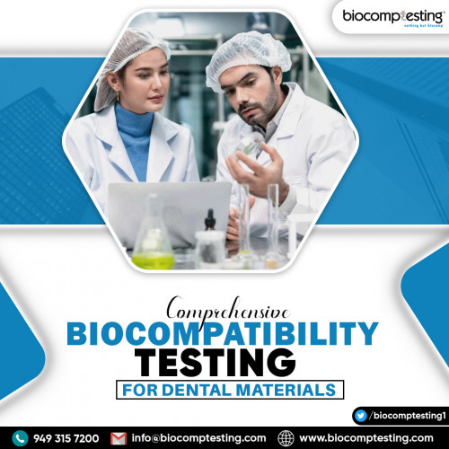 Biocomptesting offers specialized biocompatibility testing for dental materials, ensuring they are safe and effective for patient use. Our rigorous evaluations help guarantee your dental products meet the highest safety standards. Contact us now!

https://www.biocomptesting.com/case-studies/case-studies-4/