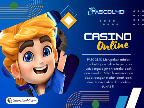 Ketika berbicara tentang Casino Online, Pascol4D menonjol sebagai tujuan utama bagi penggemar game. Dari beragam permainan hingga fitur keamanan terbaik, Pascol4D menawarkan pengalaman bermain game yang tak tertandingi. Inilah mengapa Pascol4D harus menjadi kasino online pilihan Anda.

Situs Resmi:  https://banyakhoki.com

Profil Kami: https://gifyu.com/banyakhoki

More Photos:

https://tinyurl.com/295du9u4
https://tinyurl.com/27u8qkmj
https://tinyurl.com/28hrsf9s
https://tinyurl.com/2ytbjsok