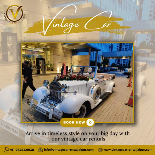 Step back in time and add a touch of elegance to your journey with our vintage car rental in Jaipur. Whether you're celebrating a special occasion or just want to explore the city in classic style, our vintage cars offer a unique and memorable experience. Book your vintage car today and travel through Jaipur with charm and sophistication.

Contact Us:
MOb. No.: 9828229138
Mail : info@vintagecarrentaljaipur.com
Address : HN-5 A Block SMS Colony Maharani Farm, Durgapura, 302018
Visit Us : https://vintagecarrentaljaipur.com/