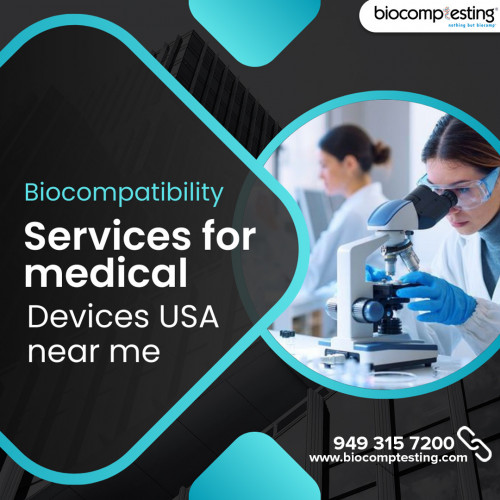 At Biocomptesting, we provide thorough tests to make sure medical devices are safe for patients and meet the rules. You can rely on our knowledge to check if your products work well with ISO standards and what the industry needs.

https://www.biocomptesting.com/industries/