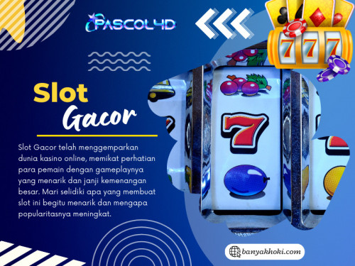 Slot Gacor telah menggemparkan dunia kasino online, memikat perhatian para pemain dengan gameplaynya yang menarik dan janji kemenangan besar. Mari selidiki apa yang membuat slot ini begitu menarik dan mengapa popularitasnya meningkat.

Situs Resmi:  https://banyakhoki.com

profil Kami: https://banyakhoki.imgbb.com/

Lebih banyak foto:

https://tinyurl.com/2avashnd
https://tinyurl.com/29uy3fmk
https://tinyurl.com/23fd6gb4
https://tinyurl.com/2xw2w4ty