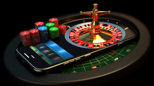 —Pngtree—3d phone displaying casino concept 5821072