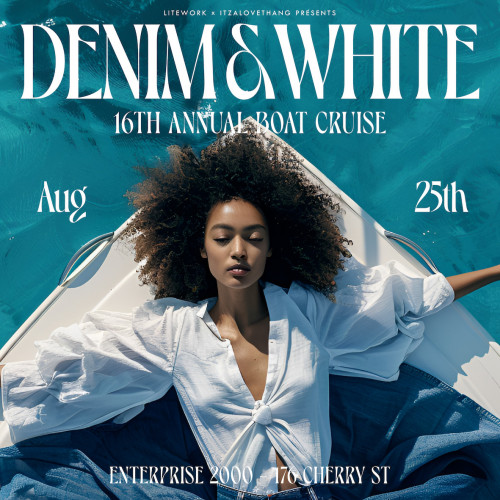 LiteWork Collective is organizing DENIM AND WHITE BOAT CRUISE event by LiteWork Collectiveon 2024–08–25 07 PM in Canada, we are selling the tickets for DENIM AND WHITE BOAT CRUISE. https://www.ticketgateway.com/event/view/denimandwhite16