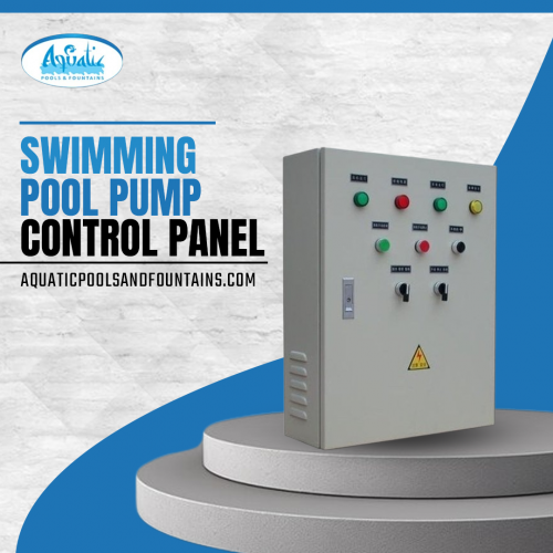 swimming pool pump control panel