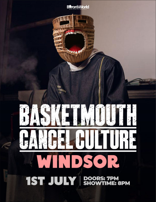 HUNTER TV AFRICA is organizing BASKETMOUTH CANCEL CULTURE LIVE IN WINDSOR event by HUNTER TV AFRICA on 2024–07–01 07 PM in Canada, we are selling the tickets for BASKETMOUTH CANCEL CULTURE LIVE IN WINDSOR. https://www.ticketgateway.com/event/view/basketmouth-cancel-culture-live-in-windsor