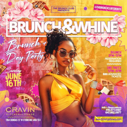 The Brunch Club is organizing Brunch & Whine June 2024 event by The Brunch Club on 2024–06–16 02 PM in Canada, we are selling the tickets for Brunch & Whine June 2024. https://www.ticketgateway.com/event/view/brunch---whine-june-2024