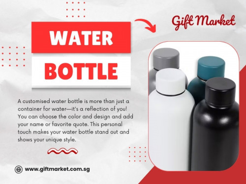 Maintaining a healthy hydration routine goes beyond just owning a stylish water bottle. Make it a habit to drink water regularly throughout the day, even if you don't feel thirsty. 
Set reminders on your phone or use hydration-tracking apps to stay on top of your water intake goals. Remember, staying hydrated is vital to overall health and well-being.

Official Website: https://www.giftmarket.com.sg

Click Here For More Information: https://www.giftmarket.com.sg/sub/14/water-bottle/

Gift Market
Address: Kaki Bukit Rd 2, #04-25 Gordon Warehouse Building, 9, Singapore 417842
Tell: +6596600225
Email: reny@giftmarket.com.sg
Sales Email: sales@giftmarket.com.sg

Find Us On Google Map: https://maps.app.goo.gl/VjTG9qQdsS1VGpSLA

Our Profile: https://gifyu.com/giftmarketsg

See More Images: 
https://is.gd/9YZTor
https://is.gd/3d7LZZ
https://is.gd/M2W4VB
https://is.gd/Wpu6Rk