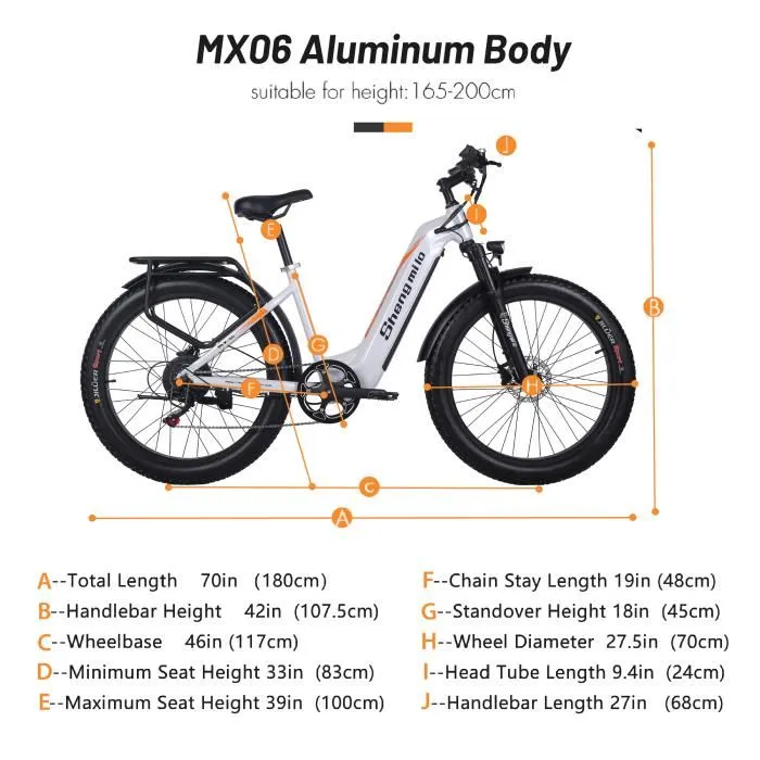 shengmilo velo electrique femme 26 e bike fat (3)