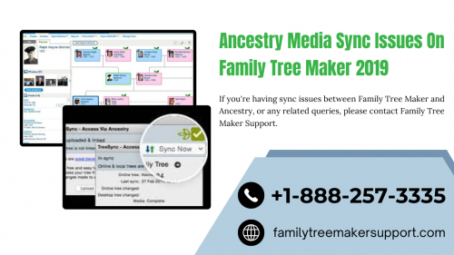 https://familytreemakersupport.com/ancestry-media-sync-issues/

Family Tree Maker 2019 users face Ancestry Media Sync issues, causing media items (photos, documents) not to sync correctly between the software and Ancestry. This problem can result in missing or incomplete media files within family trees.