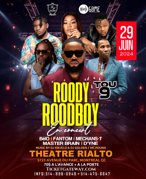 Real Paper is organizing ROODY ROODBOY event by Real Paper on 2024–06–29 10 PM in Canada, we are selling the tickets for ROODY ROODBOY. https://www.ticketgateway.com/event/view/roody-roodboy