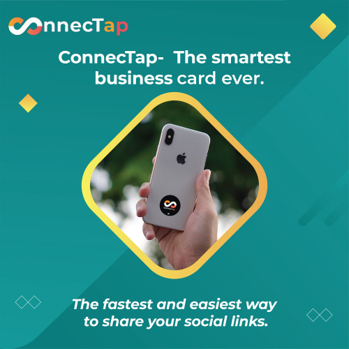 ConnecTap can help you to grow your business. When someone tap your tag, you can instantly share your profiles and you can always choose the information you want to share. It is the fast and easiest way to connect with other. Switch to a smart and sustainable business card now.