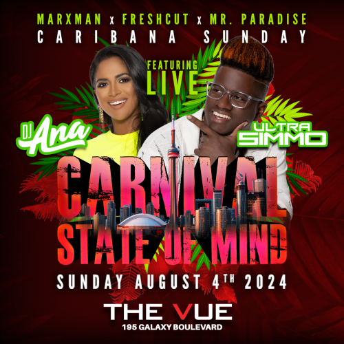 MARXMAN is organizing Carnival State Of Mind 2024 event by MARXMAN on 2024–08–04 10 PM in Canada, we are selling the tickets for Carnival State Of Mind 2024. https://www.ticketgateway.com/event/view/carnival-state-of-mind-2024