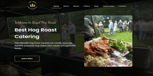 Indulge in the best hog roast catering. Savory, juicy roasts, and excellent service for wedding, gatherings, events and all your special occasions.