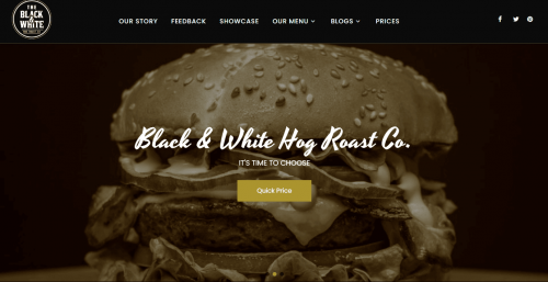 Welcome to the Home of Flavorful Hog Roasts. Taste the difference with Black and White Hog Roast Company today