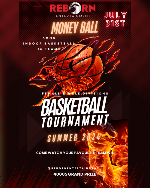 Cash Exclusive is organizing Money Ball Basketball Tournament event by Cash Exclusive on 2024–07–31 03 PM in Canada, we are selling the tickets for Money Ball Basketball Tournament . https://www.ticketgateway.com/event/view/money-ball-basketball-tournament