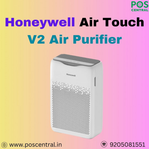 Experience cleaner, healthier air with the Honeywell Air Touch V2 air purifier in India. Boasting a long filter life of up to 3000 hours or 1 year, it efficiently removes pollutants. With a power consumption of just 47 W, it's energy-efficient. The filter reset indicator notifies you when it's time for a replacement, ensuring continuous freshness. Enjoy peace of mind with its 1-year carry-in warranty. Buy Honeywell Air Touch V2 Air Purifier and discover superior air purification at POS Central India. Visit for more information: https://www.poscentral.in/honeywell-air-touch-v2-air-purifier.html