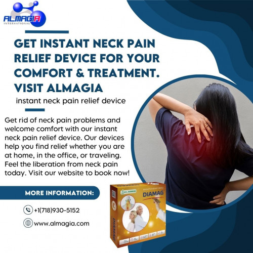 Get Instant Neck Pain Relief Device For Your Comfort & Treatment. Visit Almagia (1)