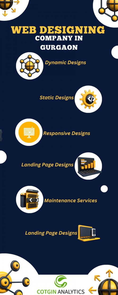 Dark Blue Professional Modern Web Design Infographic