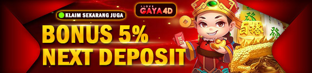 BONUS NEXT DEPOSIT 5%