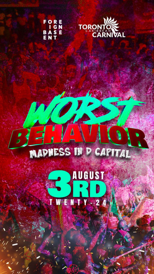 FOREIGNBASE ENTERTAINMENT is organizing WORST BEHAVIOR MADNESS IN D CAPITAL event by FOREIGNBASE ENTERTAINMENT on 2024–08–03 10 PM in Canada, we are selling the tickets for WORST BEHAVIOR MADNESS IN D CAPITAL. https://www.ticketgateway.com/event/view/worst-behavior-madnes-in-d-capital