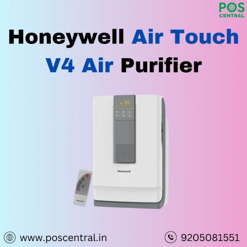 Experience cleaner air with the Honeywell Air Touch V4 air purifier in India. This advanced cleaner features a 5-stage filtration system, providing 5 air changes per hour for optimal air quality. Its anti-bacterial and high-grade H13 HEPA filter ensures thorough purification, while the cold catalyst and activated carbon filters effectively remove odours. Equipped with UV LED and an ionizer, the Honeywell Touch V4 Air Purifier kills harmful bacteria, making your indoor environment healthier. Available at POS Central India. Visit:https://www.poscentral.in/honeywell-air-touch-v4-air-purifier.html