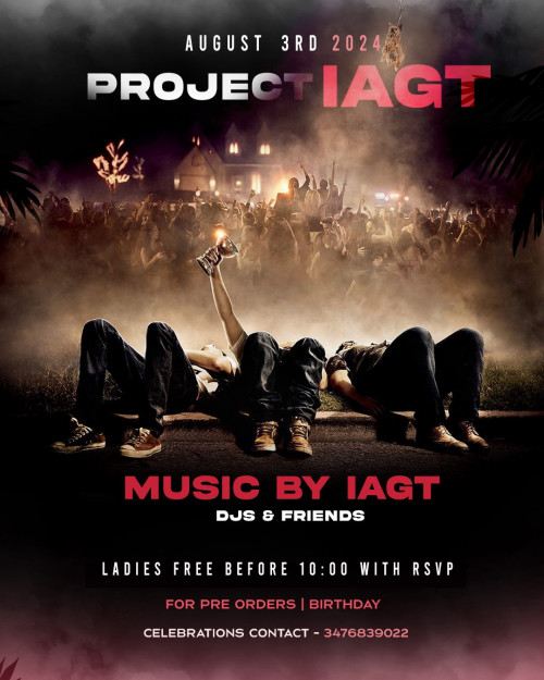 IAGTNYC is organizing PROJECT IAGT event by IAGTNYC 2024–08–03 8 PM in Canada, we are selling the tickets for PROJECT IAGT .https://www.ticketgateway.com/event/view/projectiagt24