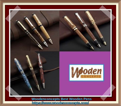 The pens are perfectly suited for those who love to use larger and heftier pens, having made of wood such as Dymondwood Fuchia, Hazelnut, Heritage Oak, Indigo Royalwood, Madras and Magnum.
https://www.woodenconcepts.com/