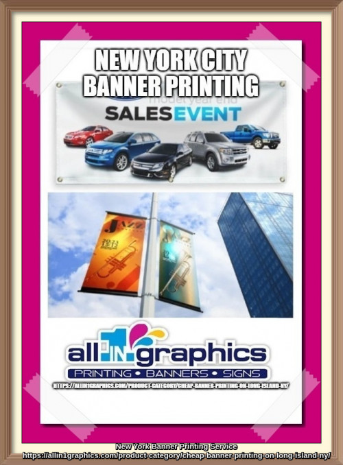 Looking for best NYC banner printing company to print any banner for promotion or any advertisement? We are providing vinyl banner printing service nationwide. We print banner for trade show, schools, sports, grand opening banner etc. for various companies and institutions. We are using high quality material and the latest printing technology to print. For more information, visit our website, https://bit.ly/357p2IS